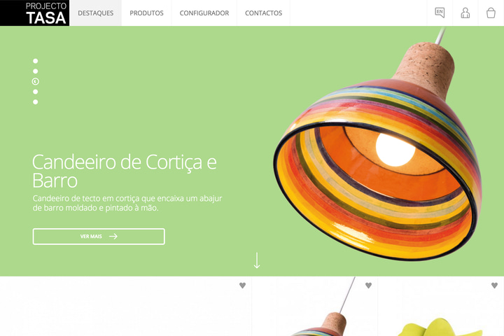 Projecto Tasa website preview